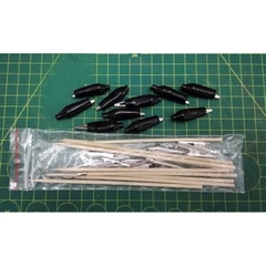Dụng cụ mô hình Kẹp cá sấu - kẹp part mô hình 01 bộ 50 cái