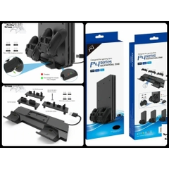 Đế chân đứng sạc cho PS4 Slim Pro P4 Multifunctional stand TP-19061 Dobe