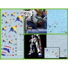 Decal nước dán mô hình RG NU RX93 RX-93FF water sticker các loại