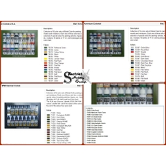 Bộ sơn mô hình AV Vallejo model color set 16 color các loại