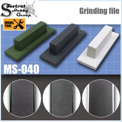 Dụng cụ đánh dũa nhám mịn mô hình MS040 polishing file block coarse medium fine - Tool hobby