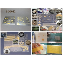 Dụng cụ kĩ thuật BORDER bảng mẫu cắt Masking tape cutting mat metal BD0012