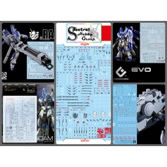 Decal nước RG Hi-nu HiNu gundam RX93-v2 | Hyper Mega Bazooka Launcher | HWS Water sticker