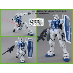 Mô hình lắp ráp MG 6628 GBase RX78 Odaiba 1/100 RX-78-2 gundam daban