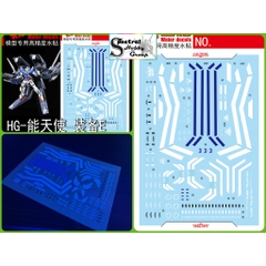 Decal nước 00 GN Arms type - MG HG các loại