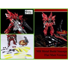 Mô hình MB Metal Build 1/100 Sinanju có led MS-10S Mettallic / Matt color