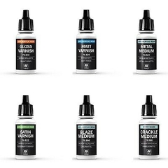 Sơn nước Acrylic Vallejo Mecha Varnish bảo vệ chóng mài AV 26517 70520 27701 Gloss Matt Protects painted