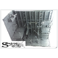 Mô hình sa bàn Domain base CG Set 18 bộ 4A+4B+1C+1D+1E+1F+3G+3H gundam Hangar