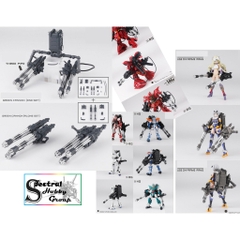 Phụ kiện lắp ráp mô hình HG RG 1/144 Weapon Green Cannon cho gundam - pretty girl armor PA các loại