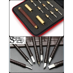 Dụng cụ bút dao khắc mỹ thuật đá gỗ nhựa giấy Chisel carving knife tungsten steel seal cutting wood stone