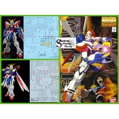 Decal nước dán mô hình God gundam HIRM HIRES MG RG HG các loại - Water Sticker