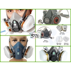 Mặt nạ phòng độc 3M 6200 7502 6001 6006 2097 & phụ kiện các loại