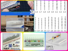 Bộ mũi khoan mini Ustar 0.2 - 3.2mm ua90260 90270 Vonfram tool hobby