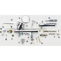 Phụ kiện mô hình Mr.hobby ps270 ps289 Iwata HP-CP kim sơn needle đầu béc nozzle bút sơn airbrush