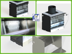 Hộp hút mùi nước sơn mô hình LA2.0 Diversion Water Curtain Spray Paint Box Lazy Classmate
