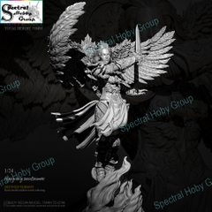 Mô hình Resin Female Quest flying wing sword woman warrior TD2748 75mm