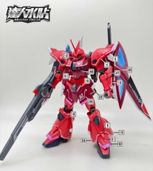 Decal dán mô hình GELGOOG MENACE LUNAMARIA HAWKE CUSTOM các loại MG HG - Water sticker