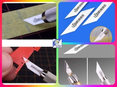 Bộ 3 dao sứ USTAR siêu bén không gỉ UA91911 Craft Cutter Pen Knife Ceramic Blades
