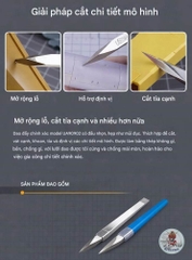 Dụng cụ Mài cạo dũa đục đa năng Precision Push Chisel Knife Hole Expansion/Nozzle Trimming Multipurpose UA90902