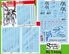 Decal nước PG STRIKE FREEDOM các loại (ART, FS, ...) water sticker