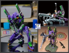 Mô hình lắp ráp EVA RG EVA01 Evangelion Type Unit 01 Deluxe edition MAIGAO Model