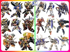 Decal lụa silk sticker F0322-01/02 gundam Cartoon Animation cho Laptop Mobile Phone vật dụng