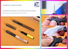 Bút khắc chi tiết tạo - kẻ - dặm lại line cơ bản Chisel Scriber Tungsten steel Zero-blade engraving needle Lazy 100shiki