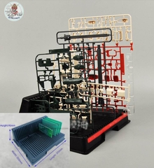 Dụng cụ Khay giá giữ gác mạch PCB, runner mô hình