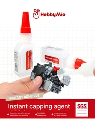 Keo HOBBY MIO dính mô hình đa năng nhựa kim loại gỗ đá gốm thuỷ tinh Instant Glue Free White Hair model