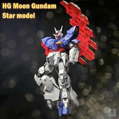 Mô hình lắp ráp Hg 1/144 Moon AMS-123X-X gundam Star model (decal+base)