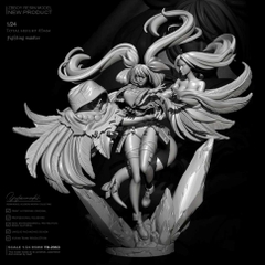 Mô hình Resin Emperor Ji Fighter Fighting master TD2963 85mm