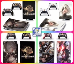 Decal lụa Protective skin sticker cho PS5 NieR Automata Game YoRHa