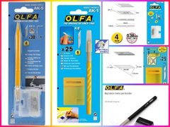 Dụng cụ kỹ thuật mỹ thuật dao mô hình / hộp lưỡi OLFA AK1 AK5 LTD09 series knife