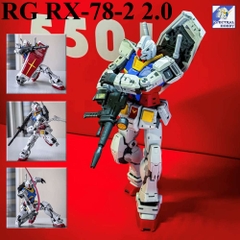 Mô hình lắp ráp 5501 RG 1/144 RX-78-2 GUNDAM RX78 2.0 - Changlong model