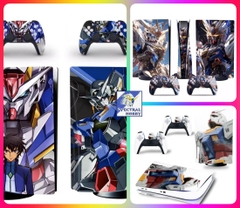 Decal lụa Protective skin sticker cho PS5 Gundam anime rx78 aerial exia ...