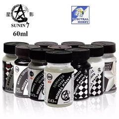 Sơn lót Surfacer Sunin trên các chất liệu gỗ resin ABS giấy metal clay plaster paint lacquer