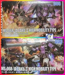 Mô hình HG 1/144 HG MS-06R-1A Zaku II High Mobility Type Black Tri-Star Gaogao model
