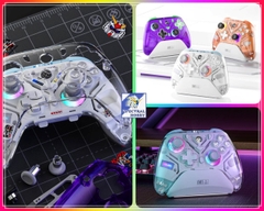 Tay cầm chơi game không dây AOLION AL-K10 RGB Hall Rocker EVA 2.4g Bluetooth Wireless cho PC Switch Android iOS