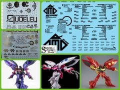 Decal nước dán mô hình gundam MG HG Qubeley Haman Karn Water sticker các loại
