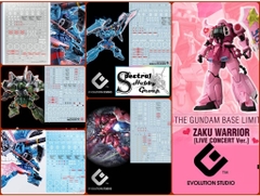 Decal nước dán mô hình Ginn Zaku Seed Destiny Lunamaria Phantom Blaze Slash Water sticker