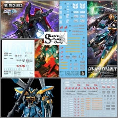 Decal nước dán mô hình Calamity Raider các loại water sticker