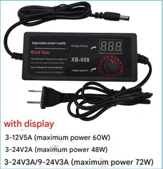 Nguồn điều chỉnh Adapter DC 3-12V 3A 5A 6A 10A màn hiển thị adjustable voltage power digital display