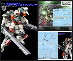 Decal nước HG Lightning Buster gundam - các loại