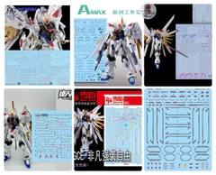 Decal nước Might Strike Freedom gundam MG HG các loại