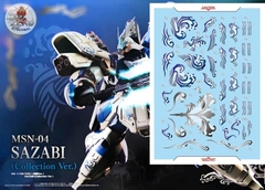 Decal nước dán MG Sazabi (white) PBC Collection Ver