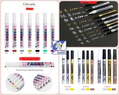 Bút sơn Pen Touch Sakura các màu Plate gold silver pentouch gundam marker color