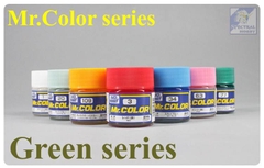 Sơn mô hình Mr.hobby color Green series (các tông màu xanh lá) paint lacquer C-series