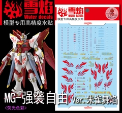 Decal nước MG Strike Freedom Red Vermillion Bird