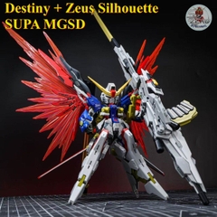 Mô hình lắp ráp SUPA MGSD Destiny Gundam + Zeus Silhouette