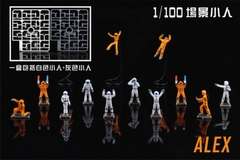 Phụ kiện mô hình ALEX 1/100 MS FIGURE PILOT CÔNG NHÂN KỸ SƯ PHI HÀNH GIA GUNDAM
